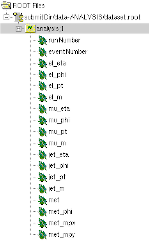 User-produced ntuple TTree branches