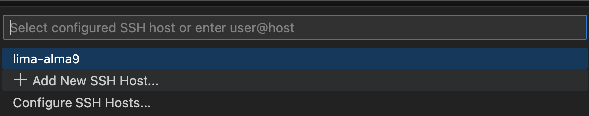 SSH Connection Options