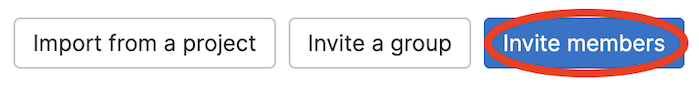GitLab invite members